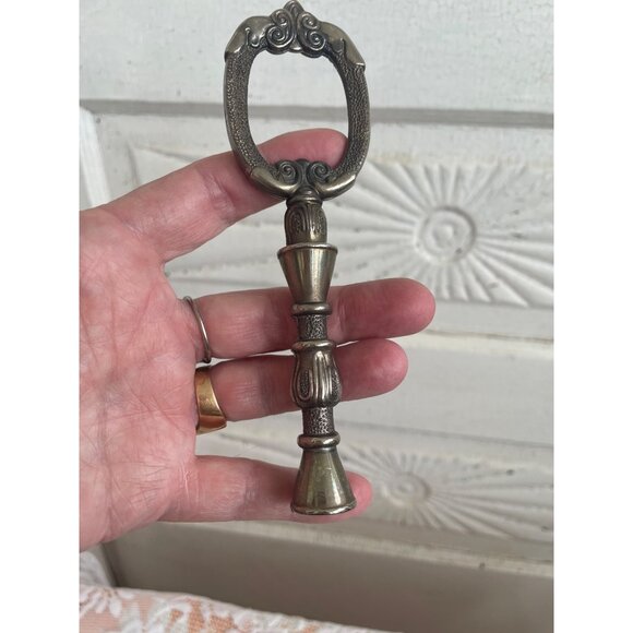 Vintage 1930s Silverplate Lamp Finial/Handle Ornate 5.5 - Picture 11 of 12